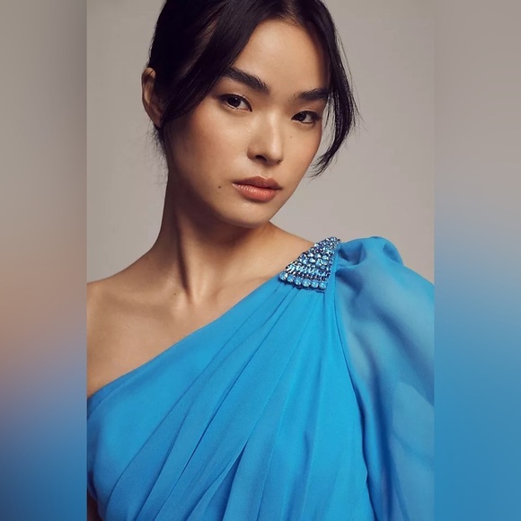 Sachin & Babi MaKayla Gown NWT - AZURE - Picture 4 of 12